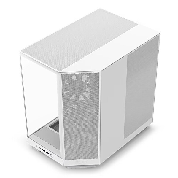 Nzxt H Series H6 Flow 3x120MM (ATX Micro-ATX Mini-ITX) CC-H61FW-01 Beyaz ATX Oyuncu Kasası