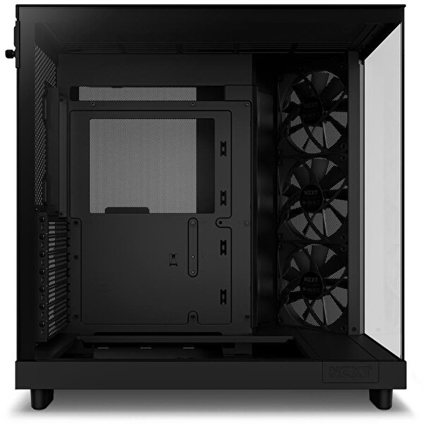 Nzxt H Series H6 Flow 3x120MM (ATX Micro-ATX Mini-ITX) CC-H61FB-01 Siyah ATX Oyuncu Kasası