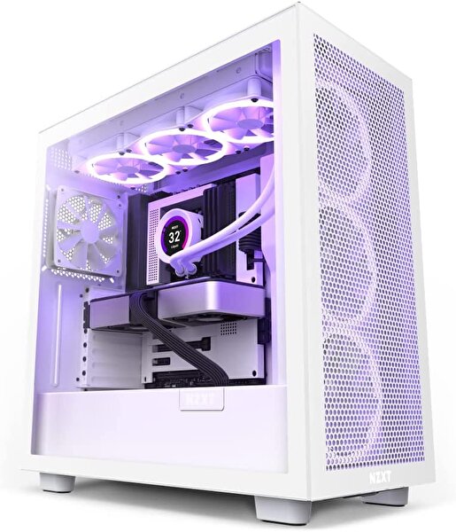 Nzxt Nzxt CM-H71FW-01 H Series H710i V1 2022 Flow Edition ATX Mid Tower Beyaz Kasa