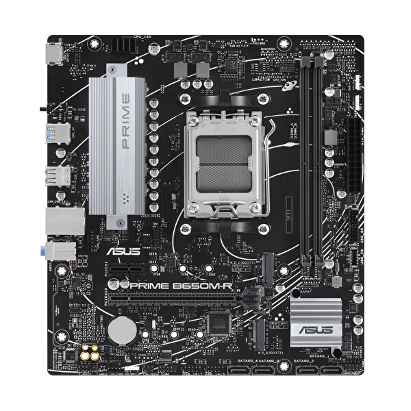 Asus Prime B650M-R AMD B650 Soket AM5 7200 MHz DDR5 2XM.2 mATX Anakart