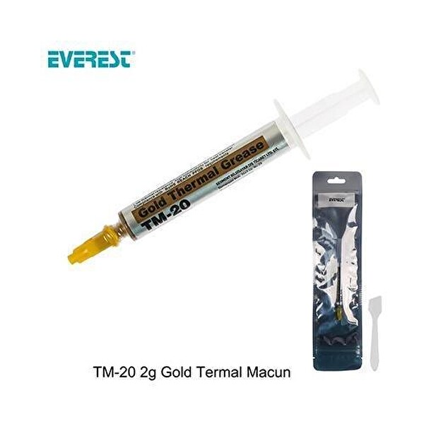 Everest TM-20 2G Yüksek Performanslı Gold Termal Macun