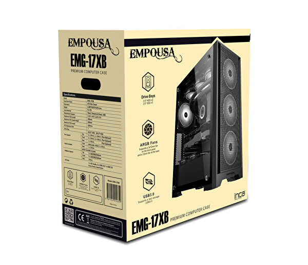 Inca Empousa EMG-17XB Premium Bilgisayar Kasası