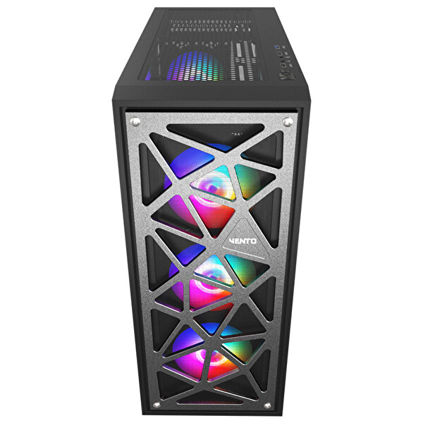 Vento VG12AL FSP 750W 80+ 4x120MM RGB Fan Temperli Cam USB 3.0 Mesh E-ATX Mid-Tower Gaming Kasa