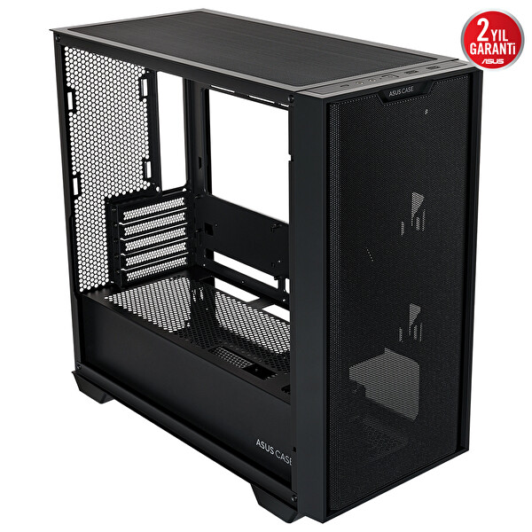 Asus A21 Temperli Cam USB 3.0 mATX Mesh Siyah Mid Tower Kasa