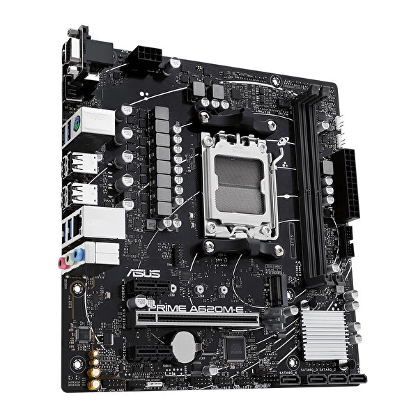 Asus Prime A620M-E-CSM AMD A620 Soket AM5 DDR5 6400MHz PCIe 4.0 Matx Anakart