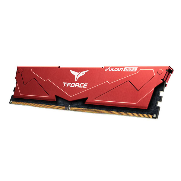 Team T-Force Vulcan FLRD516G6000HC38A01 16 GB (1x16 GB) 6000 MHz DDR5 CL38 Kırmızı Gaming RAM
