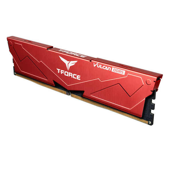 Team T-Force Vulcan FLRD516G6000HC38A01 16 GB (1x16 GB) 6000 MHz DDR5 CL38 Kırmızı Gaming RAM