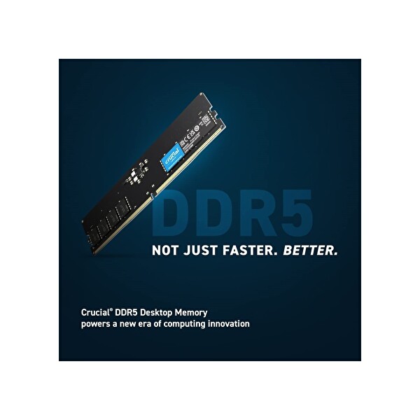 Crucial CT16G48C40U5 16 GB DDR5 4800 MHz Udımm 16gbit CL40 RAM