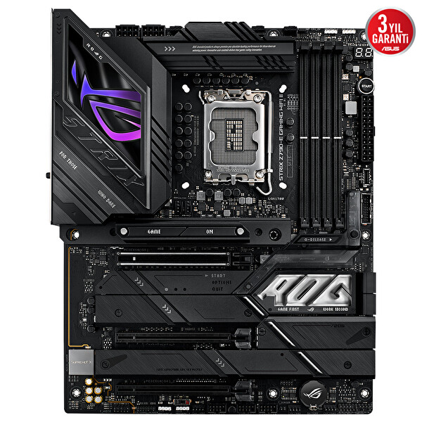 Asus ROG Strix Z790-E Gaming Wi-Fi II Intel Z790 Soket 1700 DDR5 8000(OC)MHz ATX Gaming Anakart
