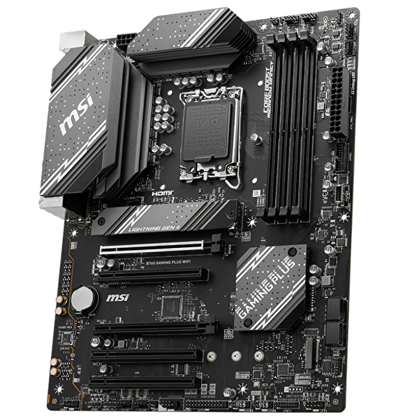 MSI B760 Gaming Plus WiFi Intel B760 Soket 1700 DDR5 6800(OC) MJz Atx Gaming Anakart