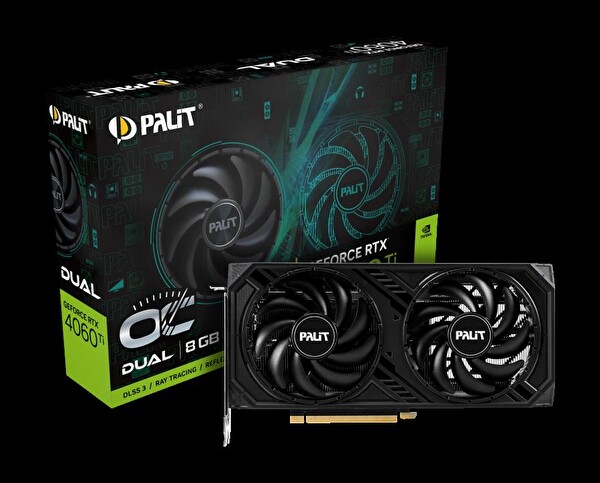 Palit GeForce RTX 4060Ti Dual 8 GB 128 Bit GDDR6 Ekran Kartı