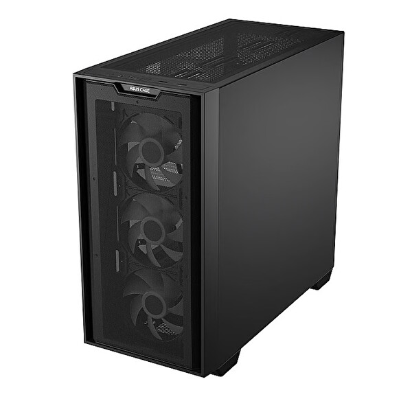 Asus A21 Plus ARGB Temperli Cam USB 3.2 mATX Mesh Siyah Mid Tower Gaming Kasa