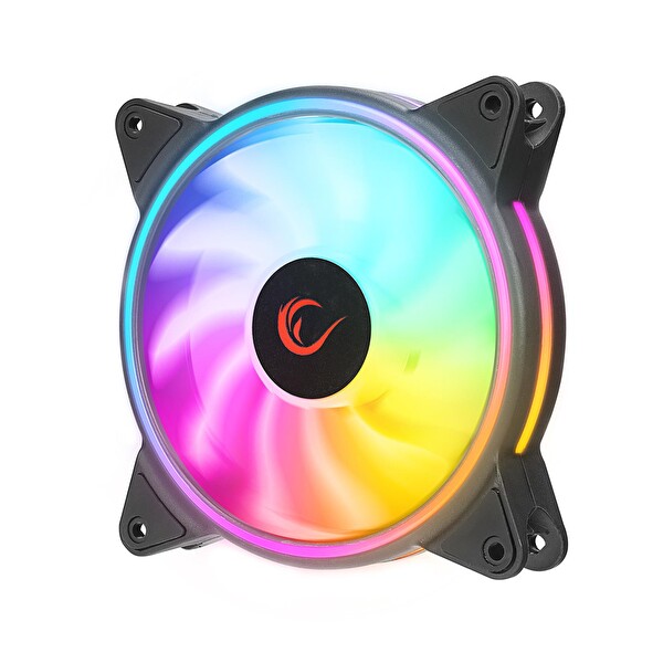 Rampage COOLWIND F3 3x12cm ARGB Fan + Kumanda Siyah Kasa Fan Kiti