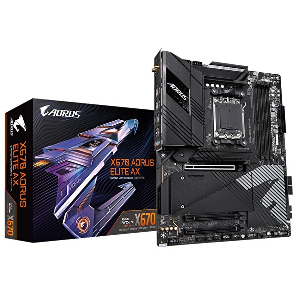 Gigabyte
										Gigabyte X670 Aorus Elite AX DDR5 6666 Mhz (OC) ATX AM5 Anakart