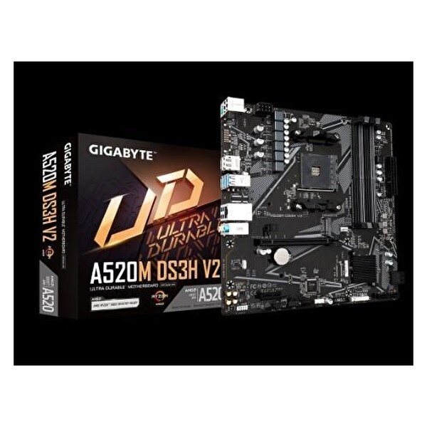 Gigabyte A520M-DS3H-V2 AM4 DDR4 4733 Mhz mATX Anakart
