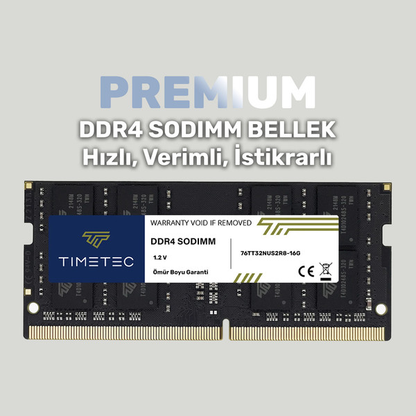Timetec 76TT32NUS2R8 16 GB DDR4 3200 Mhz Notebook RAM