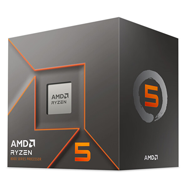 AMD Ryzen 5 8400F 4.20 GHz 16 MB AM5 BOX İşlemci (Grafik Kartı Yok Fan Var)