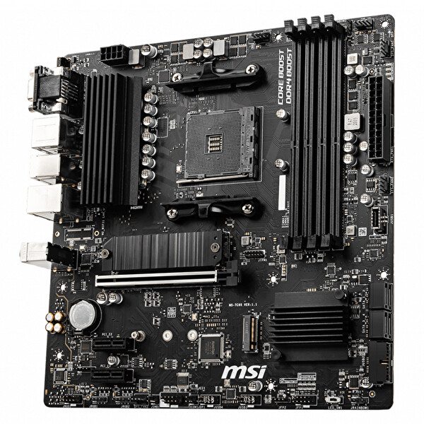 MSI B550M PRO-VDH AMD B550 Soket AM4 DDR4 4400(OC) MHz mATX Gaming Anakart