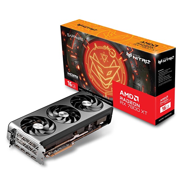 Sapphire Radeon RX 7800 XT Nitro+ 16 GB GDDR6 256 Bit HDMI DP ARGB
