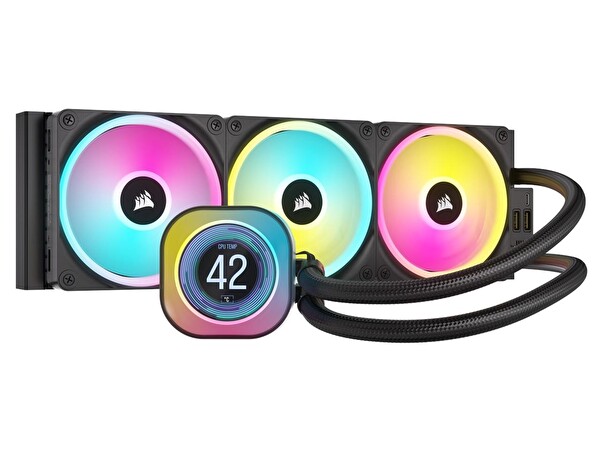 Corsair iCUE LINK H150i LCD RGB AIO CW-9061008-WW 360 MM Sıvı İşlemci Soğutucu