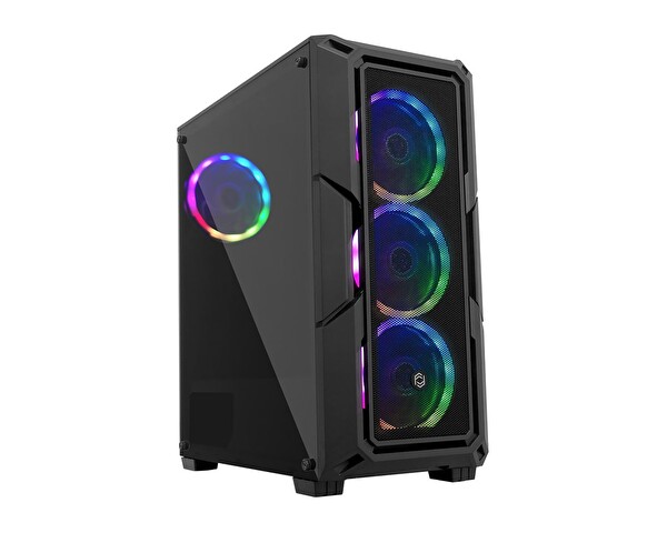 Frisby 650 W Kasa FC-9430G 80+ RGB Fan Mesh Siyah