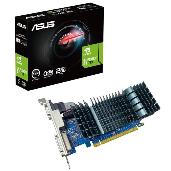 Asus GT710-SL-2GD3-BRK-EVO GeForce GT 710 Evo 2 GB DDR3 64 Bit DX12 Ekran Kartı