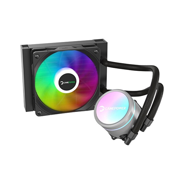 Gamepower Skadi V2 120 Argb 120 MM Sıvı Işlemci Soğutucu AM5 ve LGA1700 Uyumlu