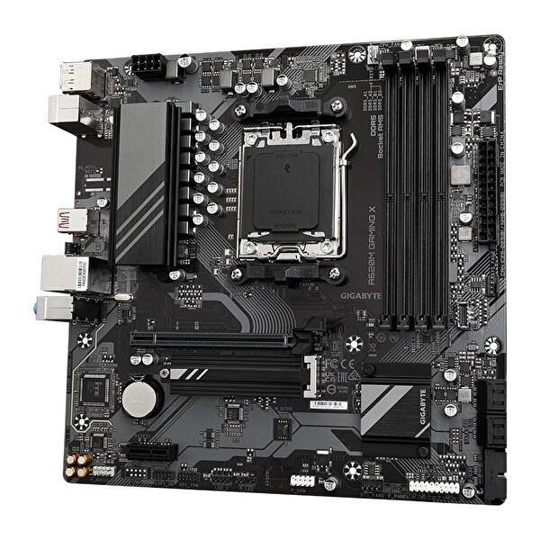 Gigabyte A620M GAMING X 1.0 A620 DDR5 (Vga Yok) GLan mATX HDMI DP TYP-C M2 AM5 AMD Anakart