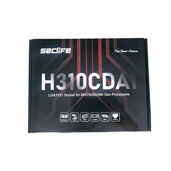 Seclife H310CDA1 LGA1151 DDR4 HDMI VGA Micro ATX Anakart