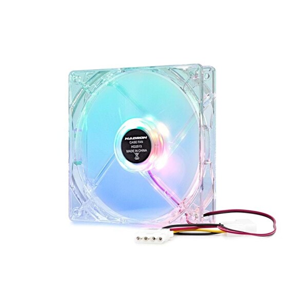 HDX1502 Ledli 12 CM 4 Pİn Transparan Kasa Fanı