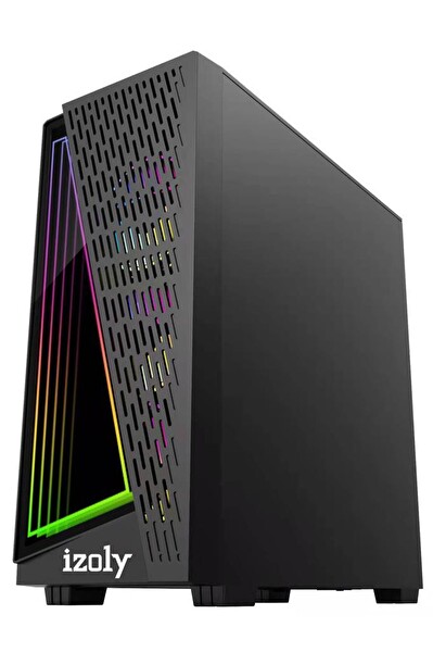 İzoly Shadow 1x ARGB Fanlı RGB LED USB 3.0 Temperli Cam 500W ATX Oyuncu Kasası