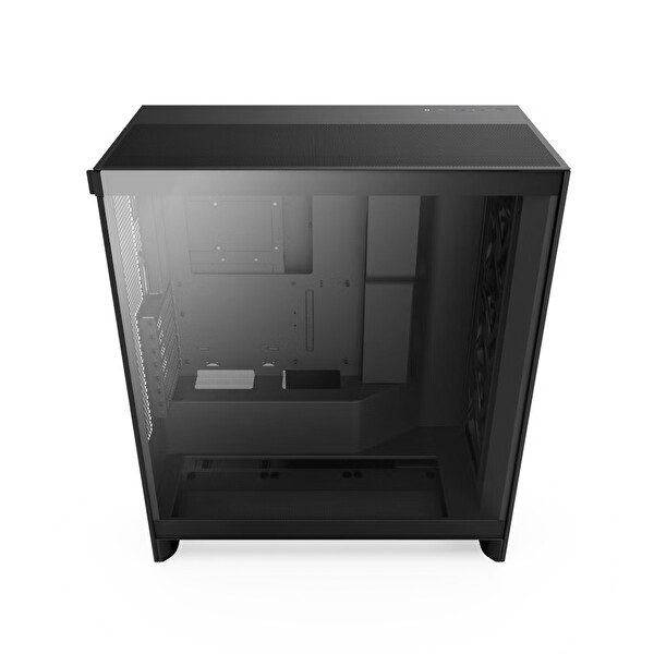 Nzxt H7 Flow(2024) CM-H72FB-01 Black Tempered Glass USB 3.2 ATX Mid Tower Kasa