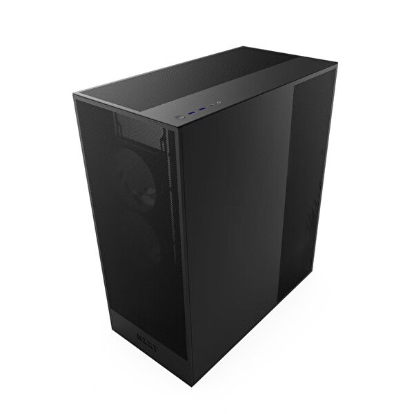 Nzxt H7 Flow(2024) CM-H72FB-01 Black Tempered Glass USB 3.2 ATX Mid Tower Kasa