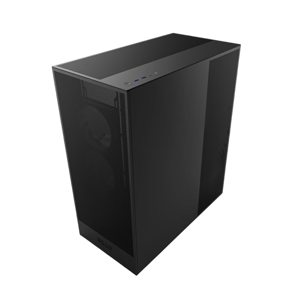 Nzxt H7 Flow(2024) CM-H72FB-R1 RGB Black Tempered Glass USB 3.2 ATX Mid Tower Kasa