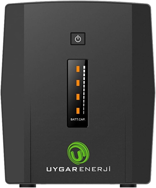 Uygar Enerji TUNA 2200 VA LINE INTERACTIVE Yeni Nesil Akü Kesintisiz Güç Kaynağı UPS (2x12V9Ah)