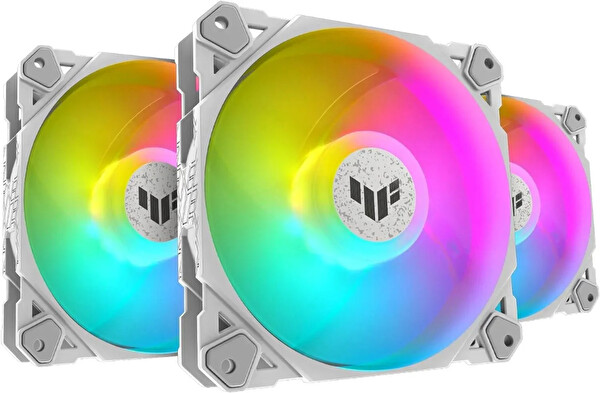 Asus TUF Gaming TR120 ARGB Reverse 120 MM 3in1 Beyaz Kasa Fanı
