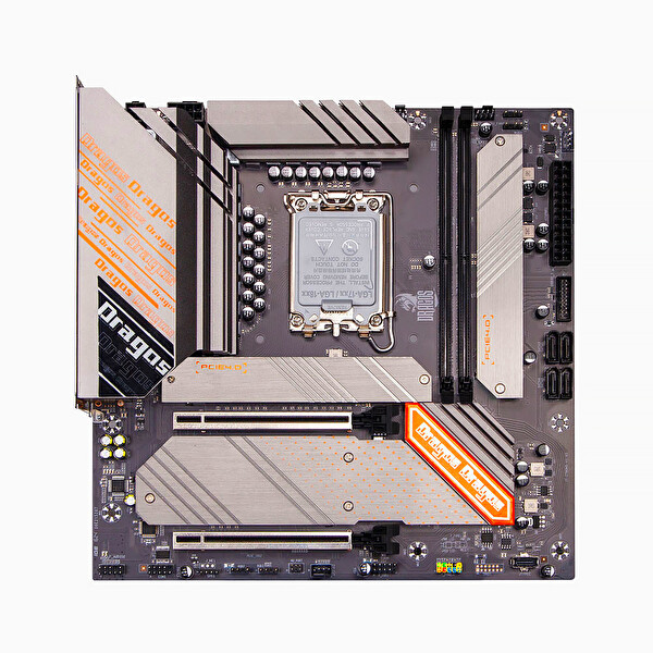 Dragos Dragmode B760M D5Pro Sata M2 DDR5 8000 MHz (OC) USB3.2 Type C DP HDMI Ses 2.5GbE Lan 1700P mATX Anakart