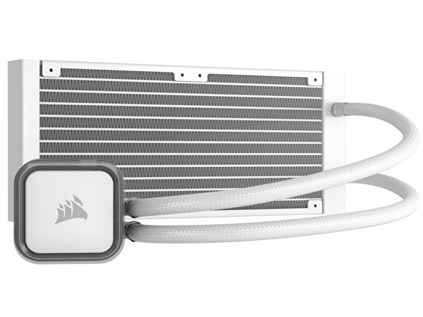 Corsair CW-9060078-WW iCUE H100i RGB Elite White 240 MM Intel 1700P AMD Uyumlu Sıvı Soğutucu