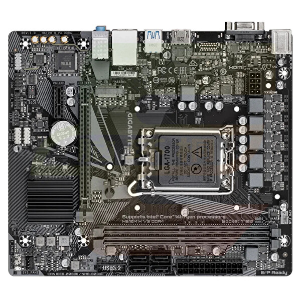 Gigabyte H610M H V3 DDR4 INTEL LGA 1700 MATX Anakart