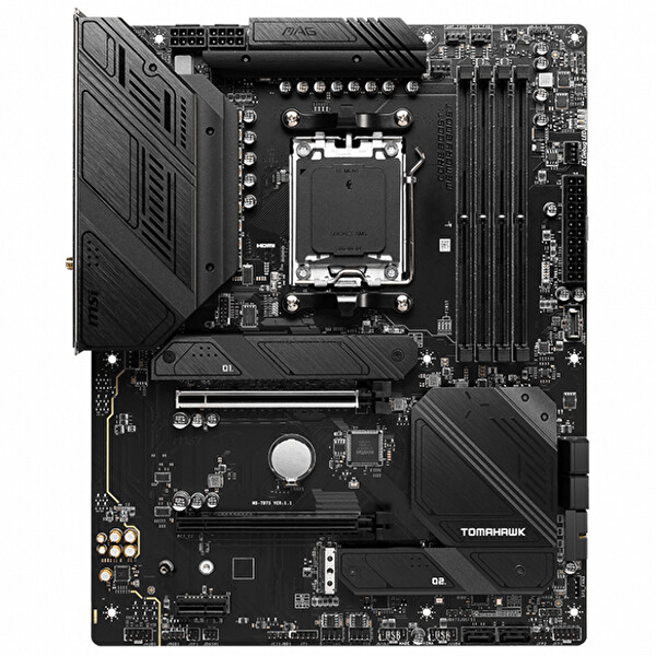 MSI MAG B650 Tomahawk Wi-Fi AMD B650 Soket AM5 DDR5 6600(OC)MHz ATX Gaming Oyuncu Anakart