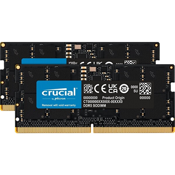 Crucial CT2K16G56C46S5 32 GB (2x16 GB) 5600 MHz DDR5 CL46 Notebook RAM