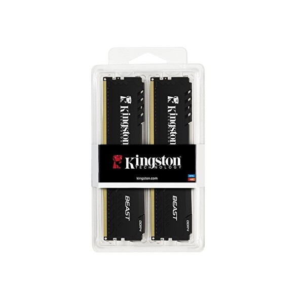 Kingston Beast RGB 64 GB KF432C16BB2AK2/64TR 3200 MT/S DDR4 CL16 Dımm RAM