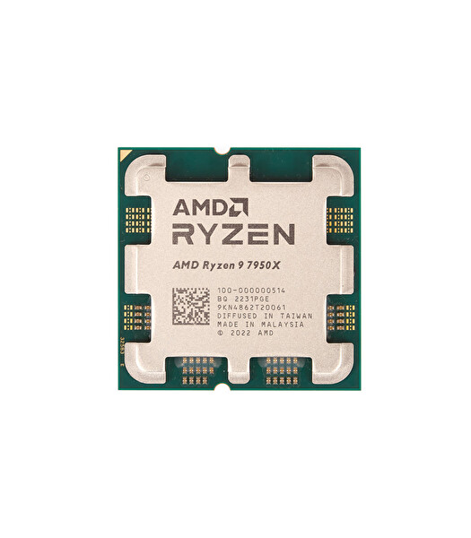 AMD Ryzen 9 7950X 4.5 GHz 16 Çekirdek 80MB Cache AM5 Soket 5nm Tray İşlemci