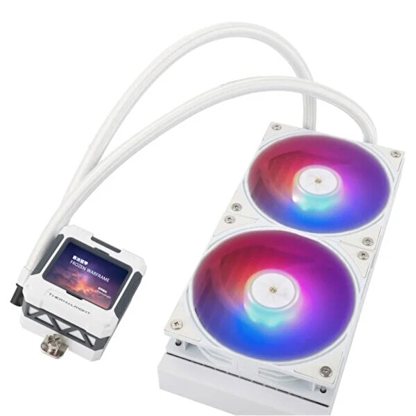 Thermalright Frozen Warframe 240 White ARGB 240 MM Intel-AMD Uyumlu Beyaz İşlemci Sıvı Soğutucu