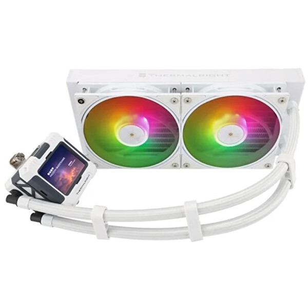 Thermalright Frozen Warframe 240 White ARGB 240 MM Intel-AMD Uyumlu Beyaz İşlemci Sıvı Soğutucu