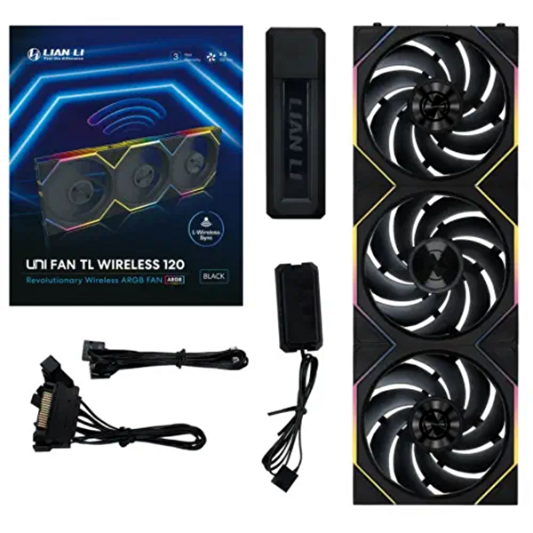 Lian Li Uni Fan Tl Wireless 3x120mm Siyah Kasa Fanı G99.12TL1W3B.00
