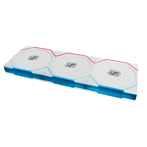 Lian Li Uni Fan Tl Wireless Lcd 3x120mm Beyaz Kasa Fanı G99.12TLLCD1W3W.00