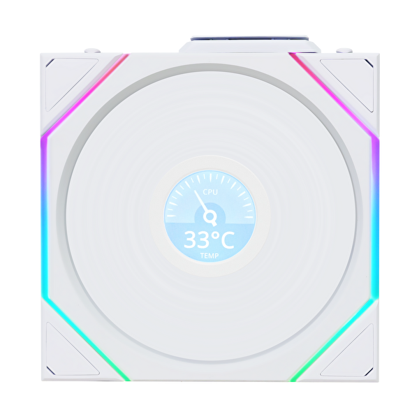 Lian Li Uni Fan Reverse Tl Wireless Lcd 1x120mm Beyaz Kasa Fanı G99.12RTLLCD1W1W.00
