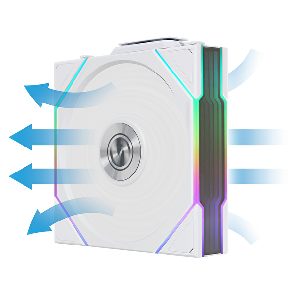 Lian Li Uni Fan Reverse Tl Wireless 1x120mm Beyaz Kasa Fanı G99.12RTL1W1W.00