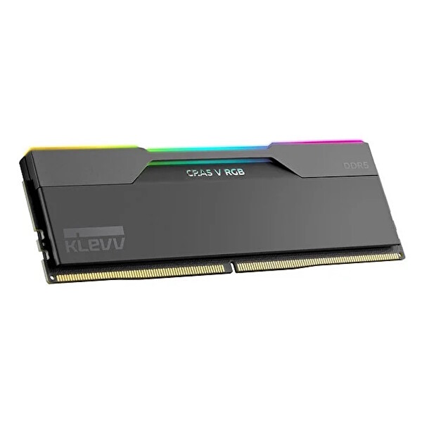 Klevv KD5AGUA80-60A300G Cras V RGB 32GB (2x16GB) 6000MHz CL30 INTEL XMP 3.0-AMD EXPO DDR5 Heatsink Obsidian Black RAM